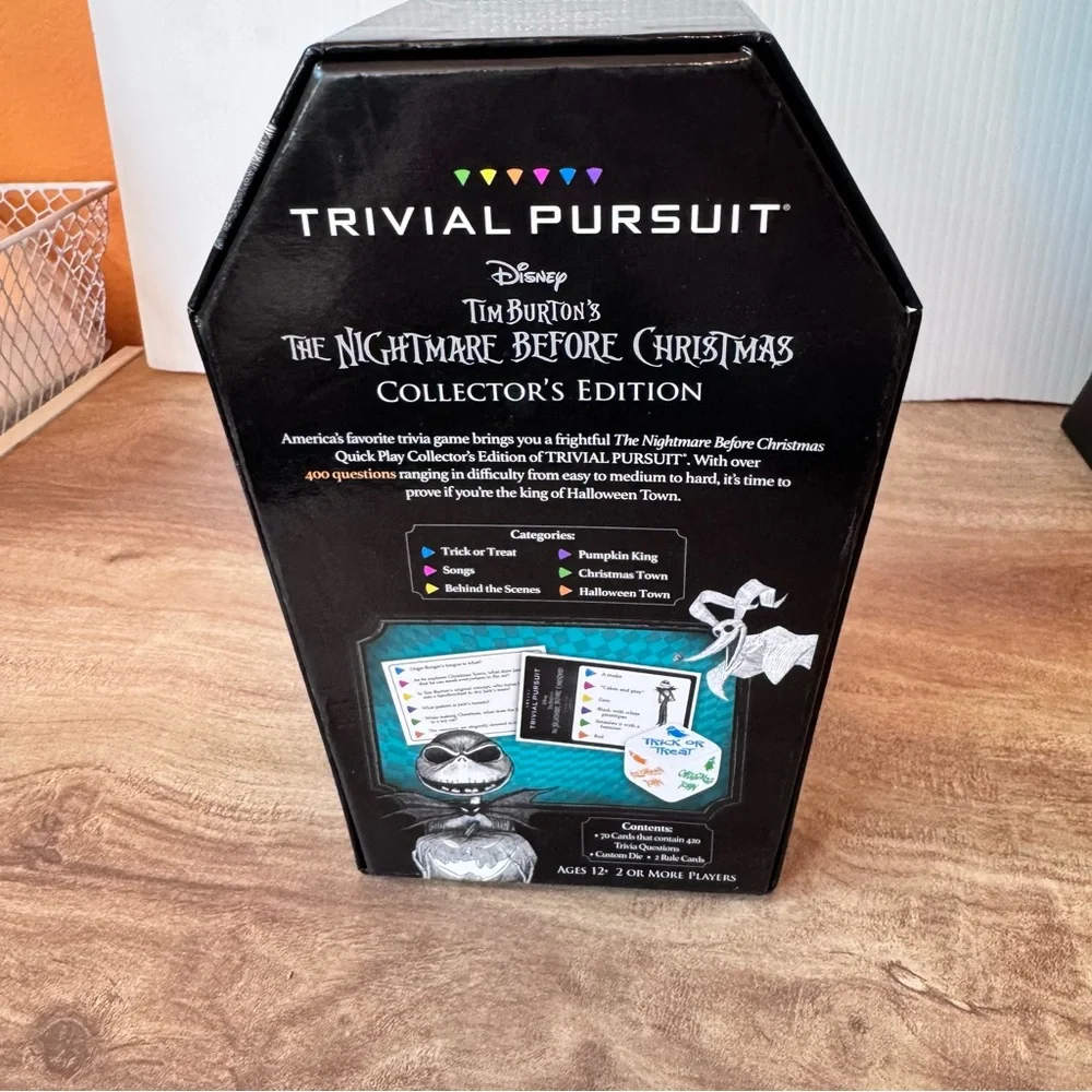 Nightmare Before Christmas Trivial Pursuit Collectors Edition Games Game Night